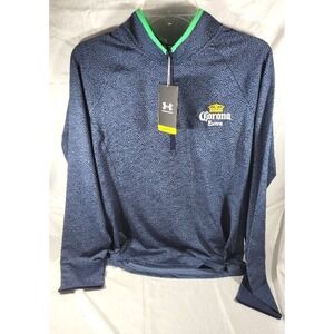 Under Armour Corona Extra Performance Tech 1/2 Zip Pullover - Blue Snakeskin - L